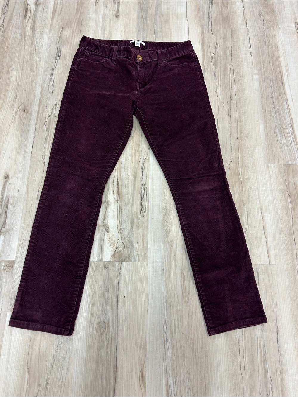 Banana Republic petite Corduroy Pants in Deep Wine